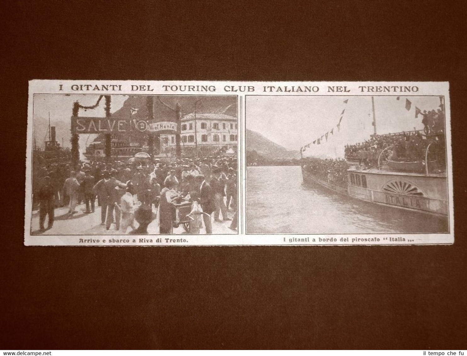 In Trentino nel 1919 Gitanti del Touring Club Italiano Riva …