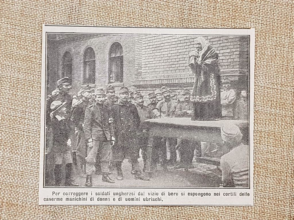 In Ungheria nel 1914 Campagna contro l'alcolismo Prima Guerra Mondiale …