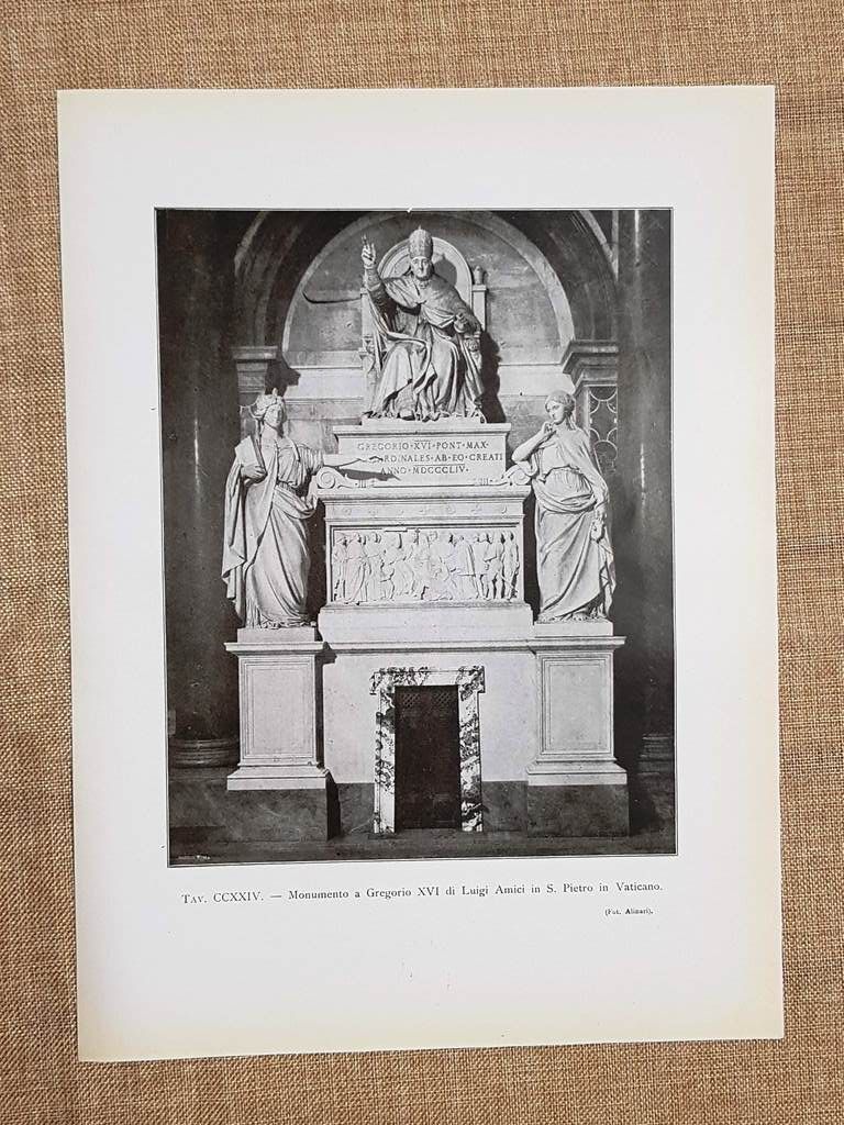 In Vaticano nel 1917 Monumento a Gregorio XVI di Luigi …