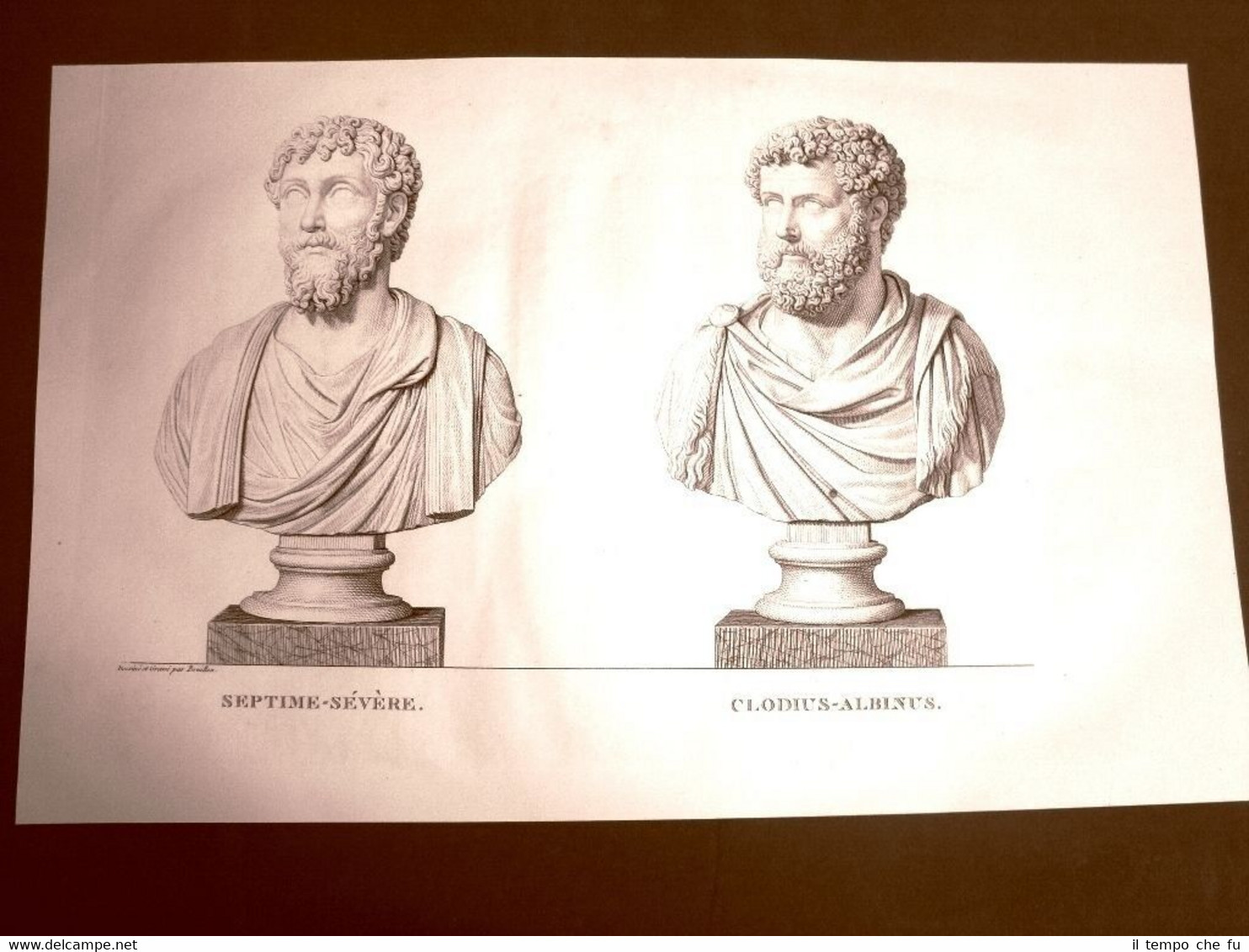 Incisione del 1811 Septime Sévère et Clodius Albinus Musée des …