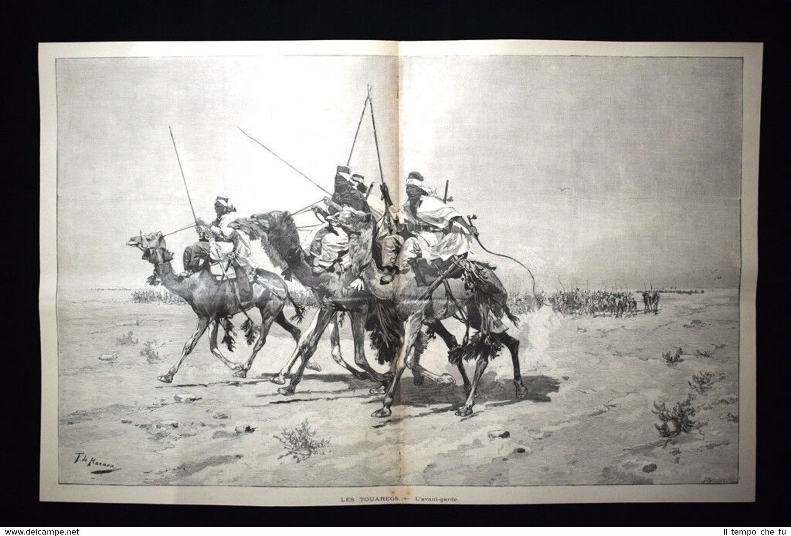 INCISIONE ENORME! Moda e costume dei Tuareg - L'avanguardia Incisione …