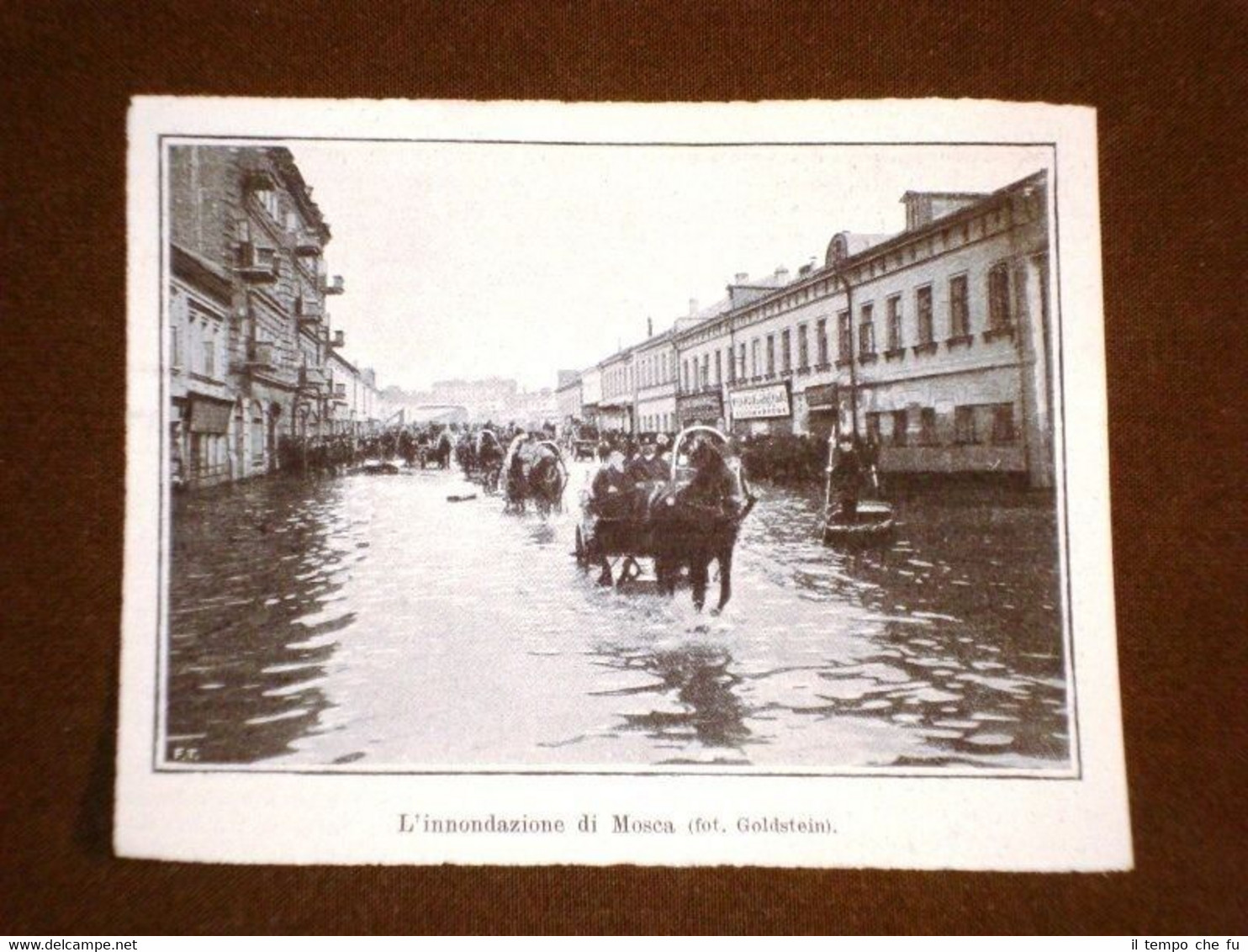 Inondazione a Mosca nel 1908 Russia