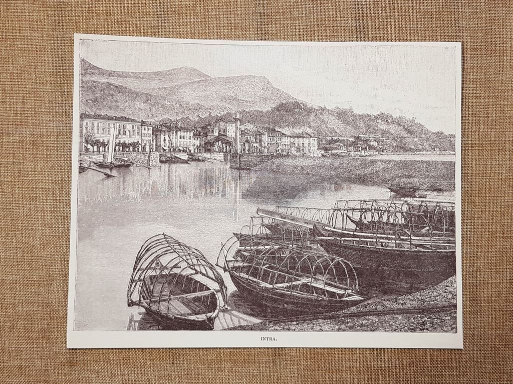 Intra nell'800 Verbano Cusio Ossola Piemonte