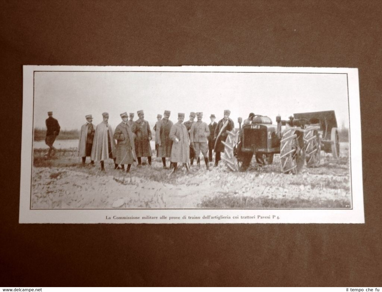 Invenzione del 1924 Camion - trattore Pavesi P4 Commissione militare …