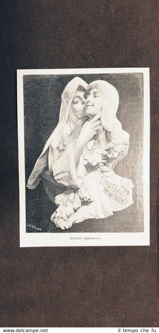 Istinti materni Opera di C.E. Gallieni Stampa del 1895