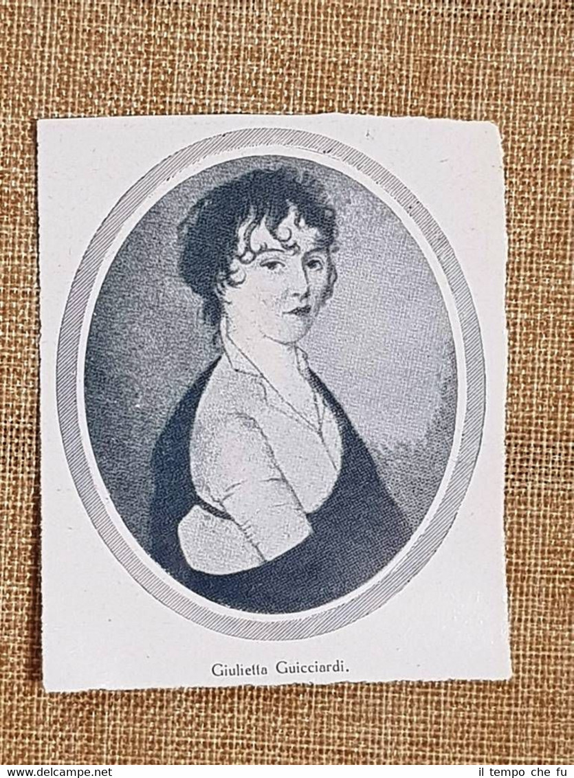 Julie o Giulietta Guicciardi Przemysl 1782 - Vienna 1856 Contessa …