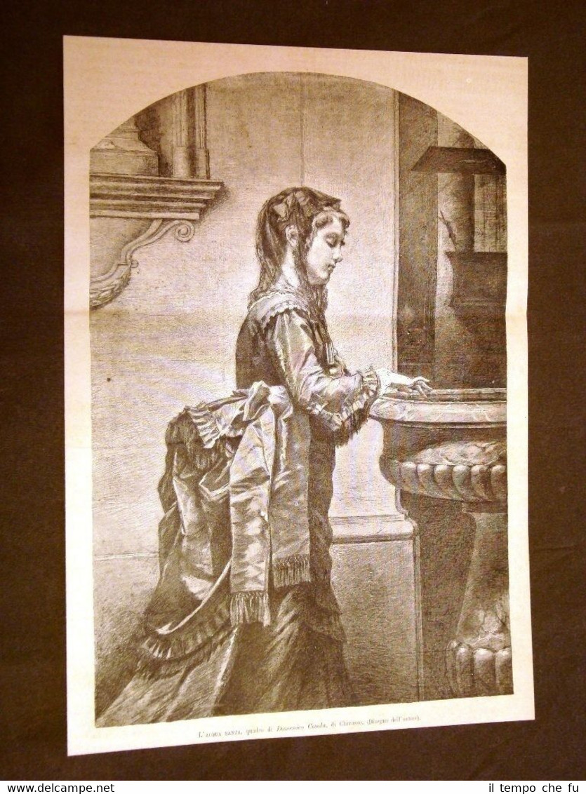 L'Acqua Santa Quadro di Domenico Cosola di Chivasso del 1880