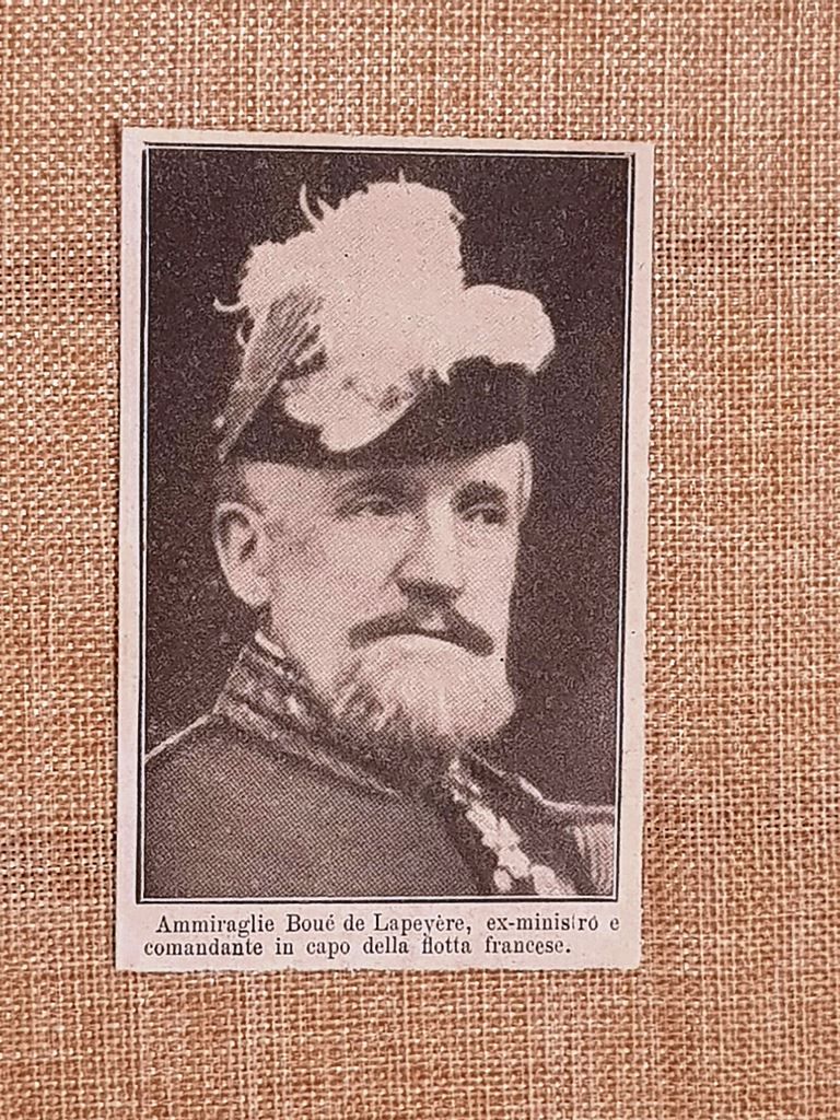 L'Ammiraglio Augustin Boué de Lapeyrere nel 1914 Capo flotta Francia …