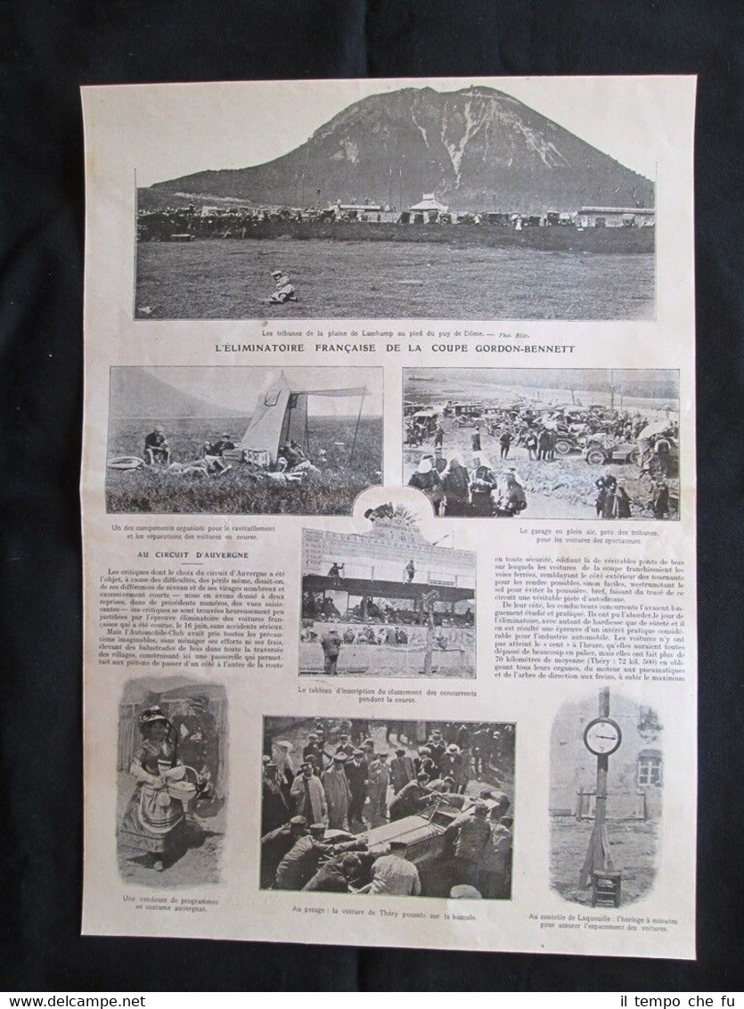 L'eliminatoria francese della Coppa Gordon Bennett Stampa del 1905