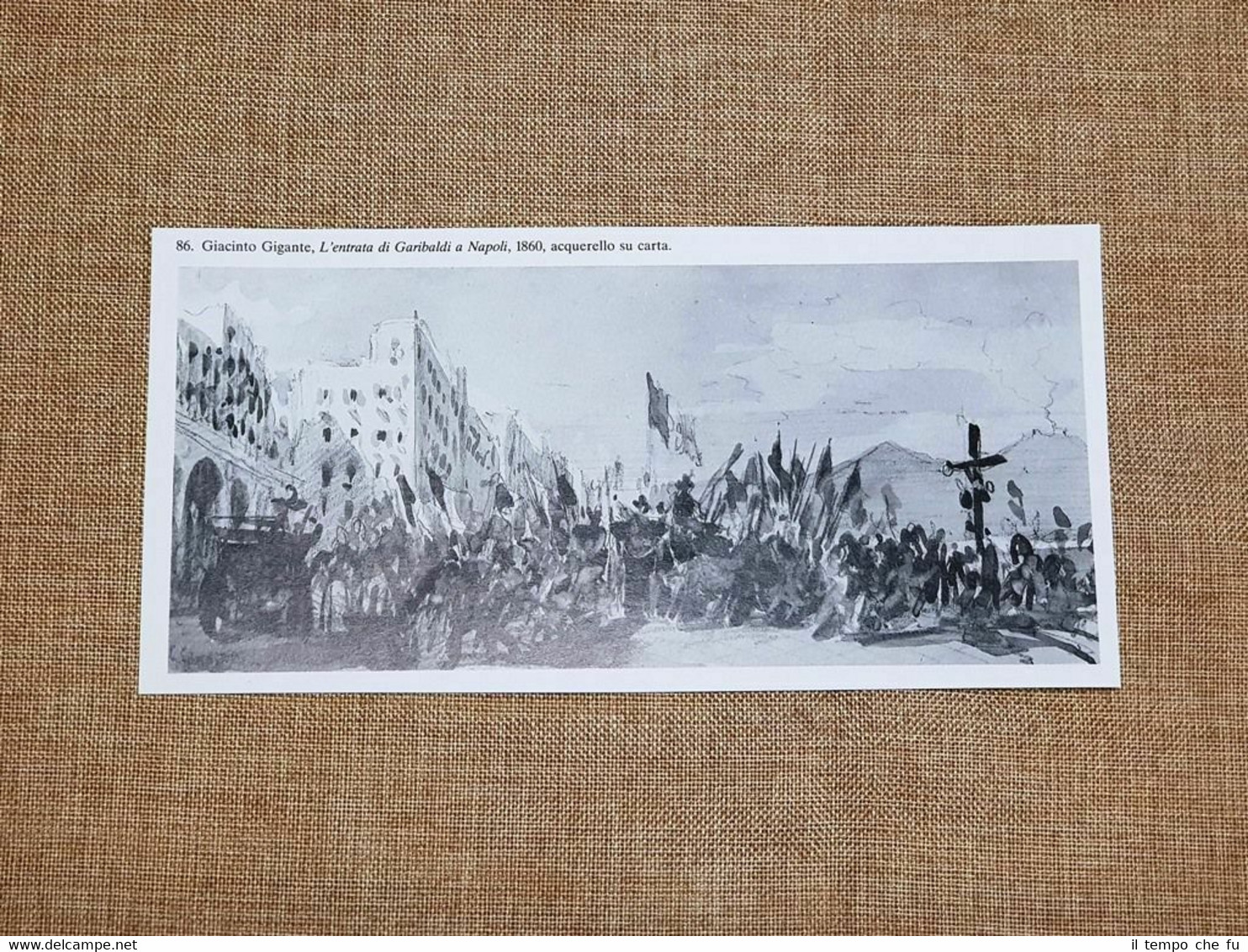 L'entrata di Garibaldi a Napoli nel 1860 Acquerello di Giacinto …