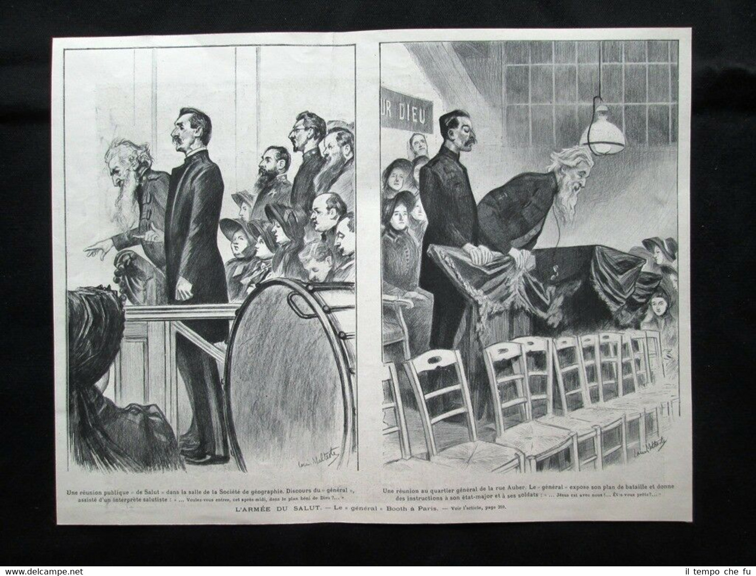 L'esercito della salvezza - Il generale Booth a Parigi Stampa …