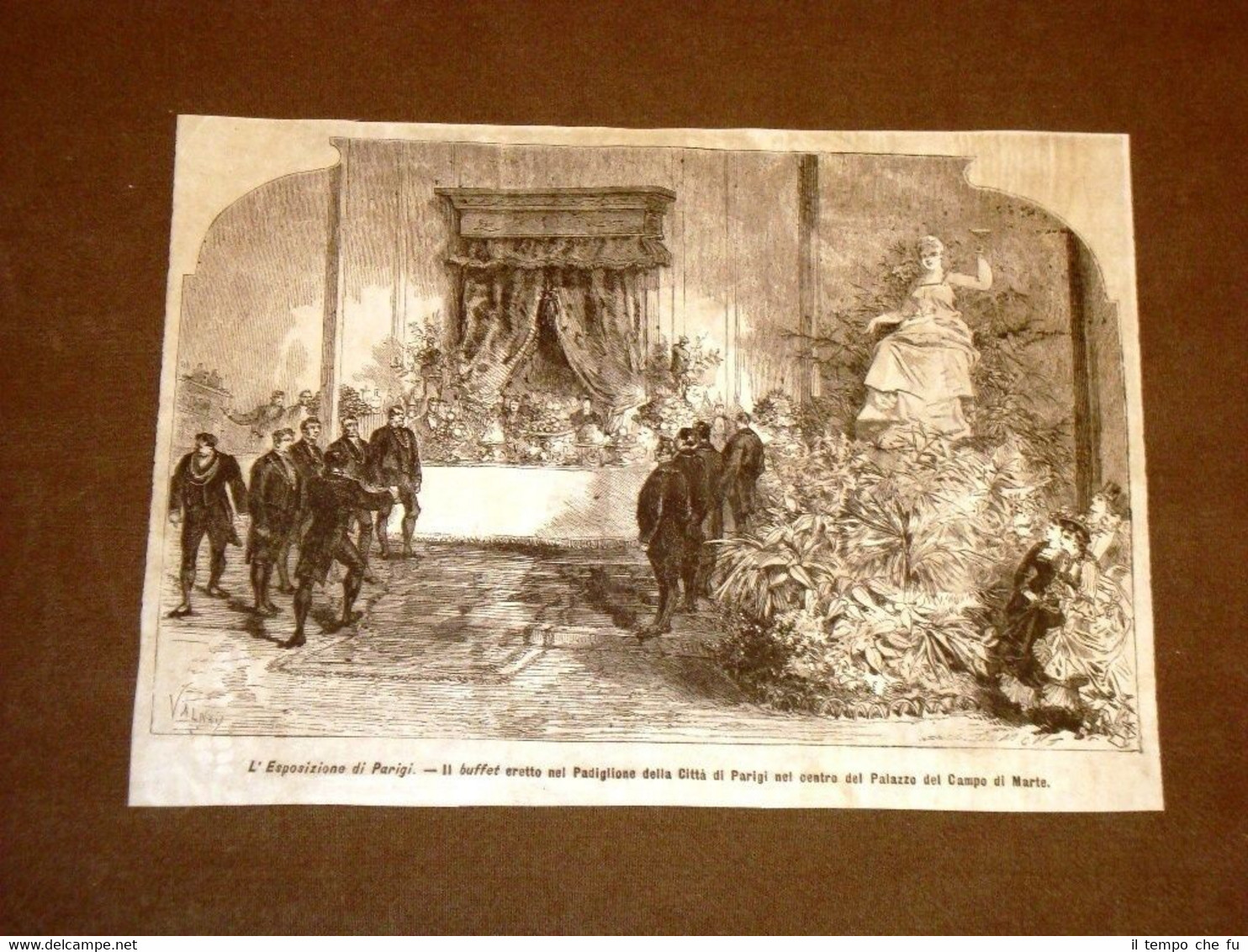 L'Esposizione di Parigi del 1878 Buffet nel padiglione della città …