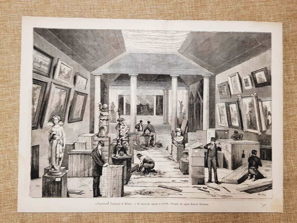 L'esposizione nazionale belle arti di Milano nel 1881 Arrivo di …
