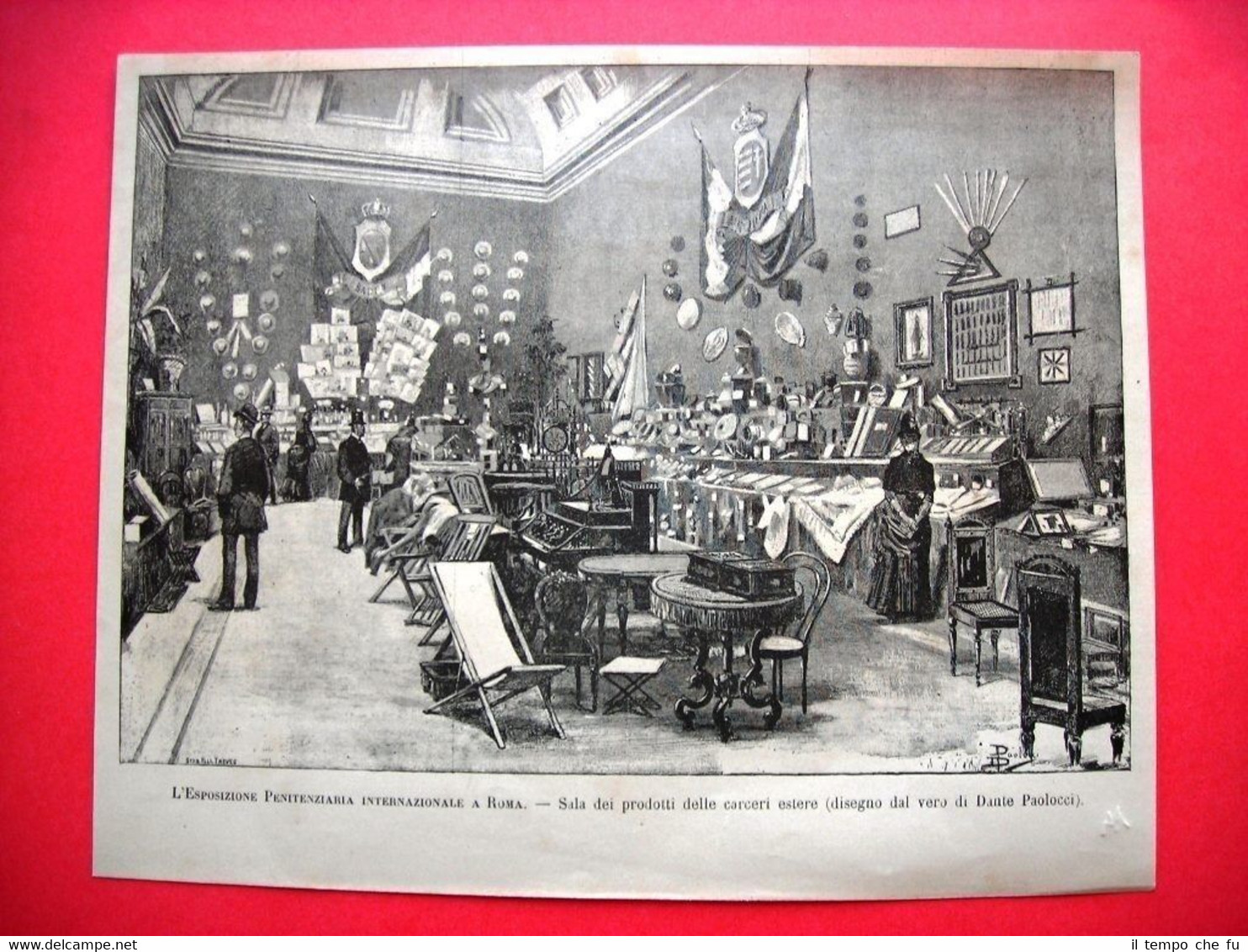 L'Esposizione Penitenziaria internazionale a Roma nel 1885 - Sala dei …