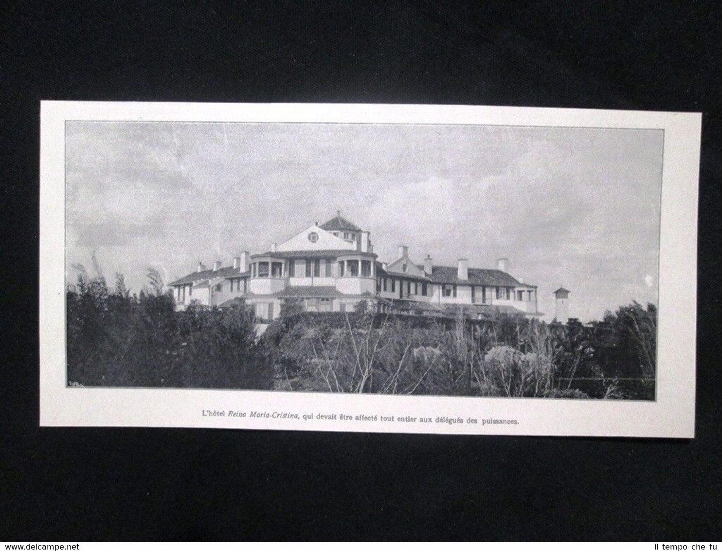 L'hotel Regina Maria Cristina Stampa del 1905