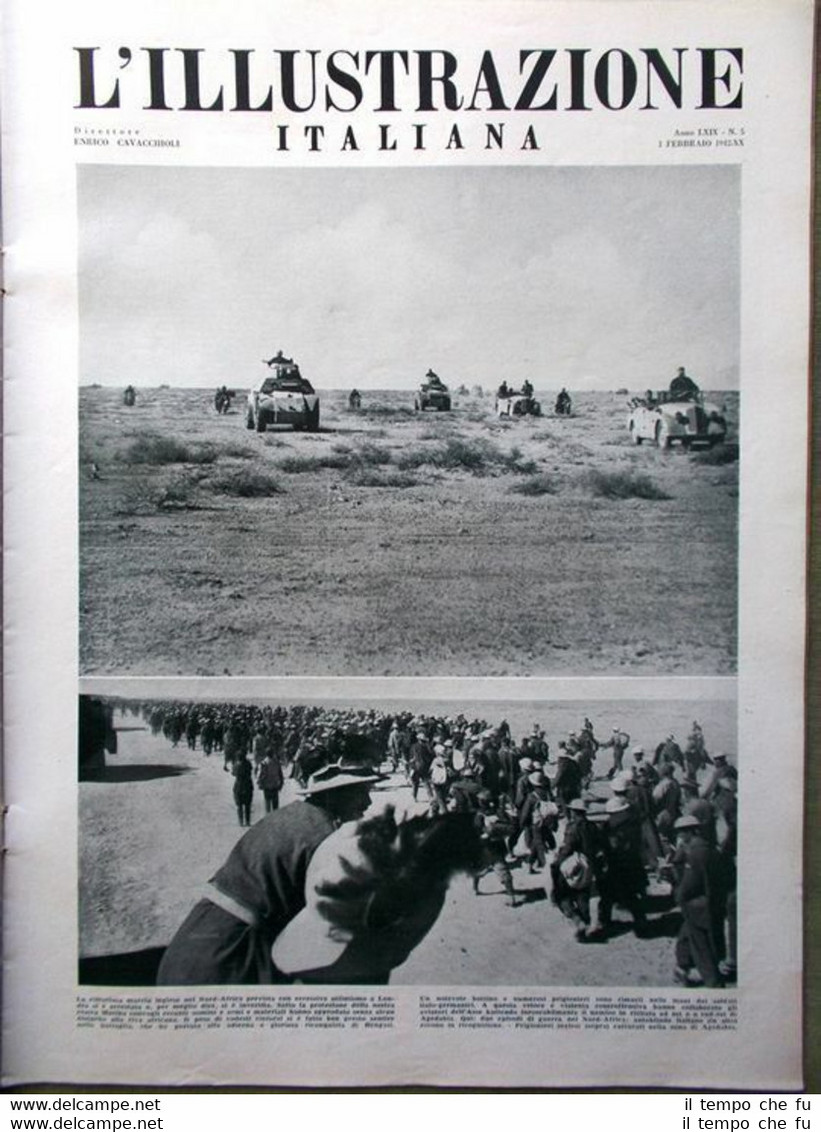 L'Illustrazione Italiana 1 Febbraio 1942 WW2 Australia Caramanli Giappone Wagner