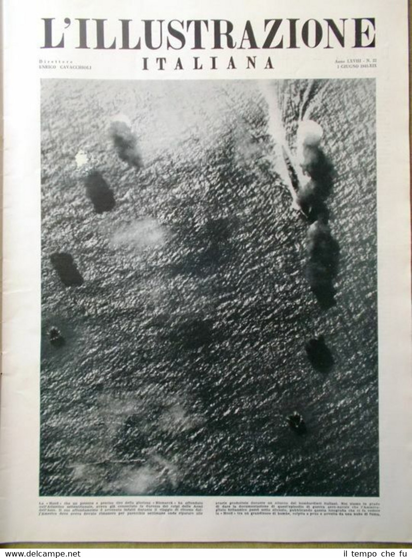 L'Illustrazione Italiana 1 Giugno 1941 WW2 Paracadutisti Thorak Incisori Venezia