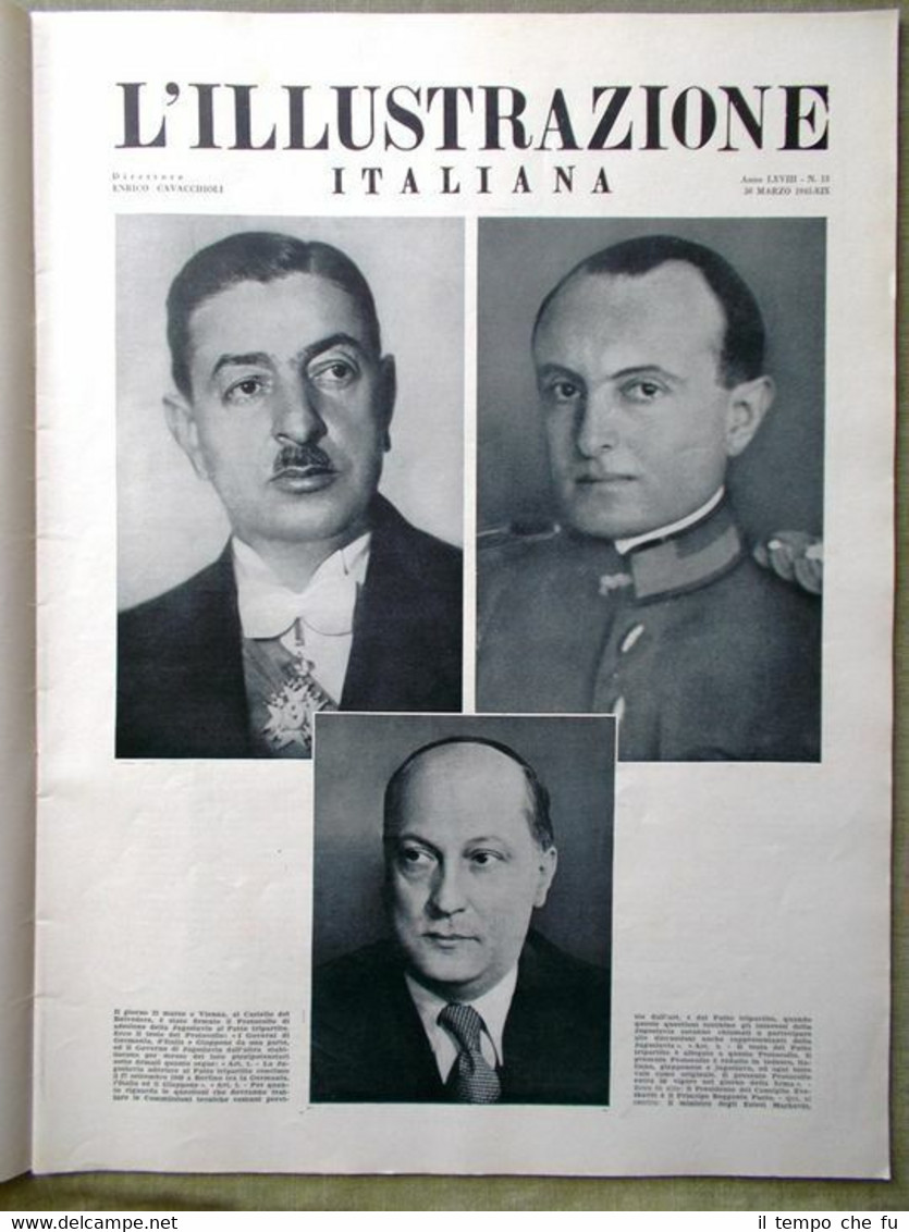 L'Illustrazione Italiana 30 Marzo 1941 WW2 Giani Bucci Guerra in …