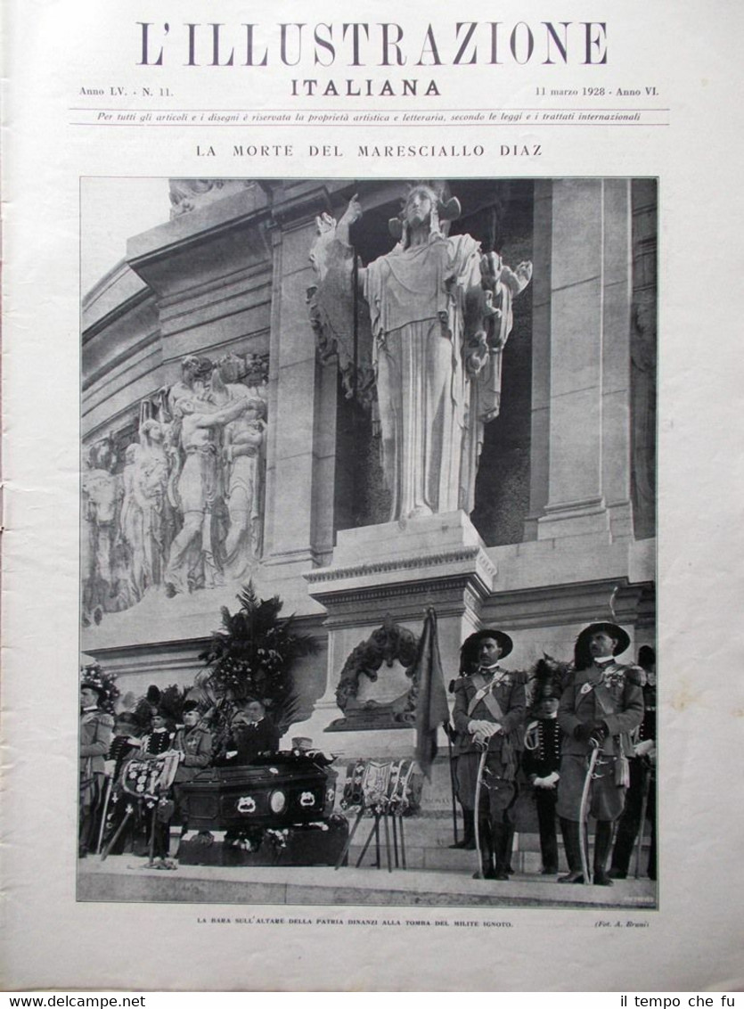 L'Illustrazione Italiana del 11 Marzo 1928 Morte Armando Diaz Venezia …