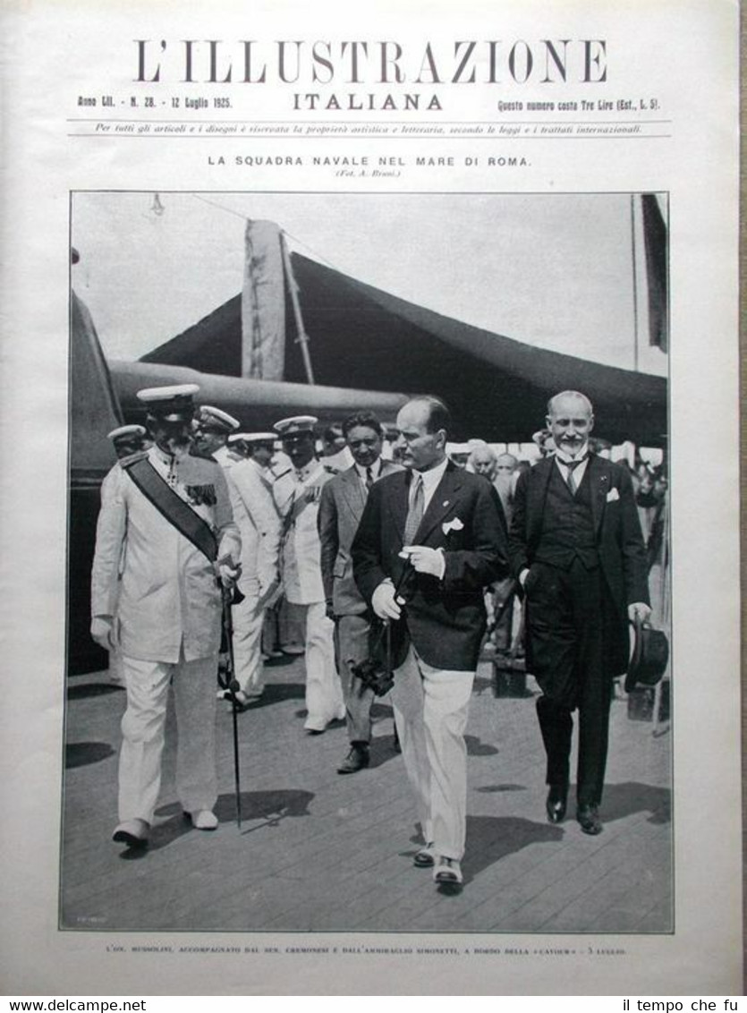 L'Illustrazione Italiana del 12 Luglio 1925 Borsa Milano San Pietro …