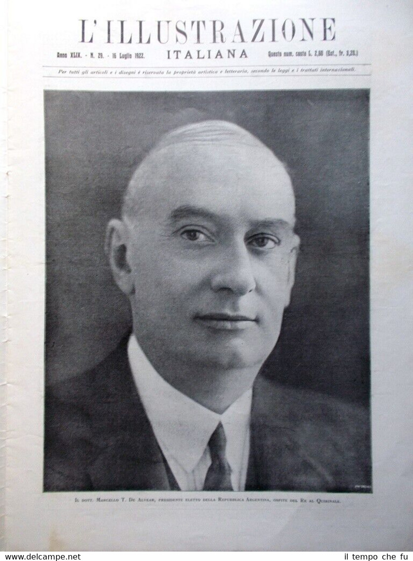L'Illustrazione Italiana del 16 Luglio 1922 Guerra in Irlanda Lorenzino …
