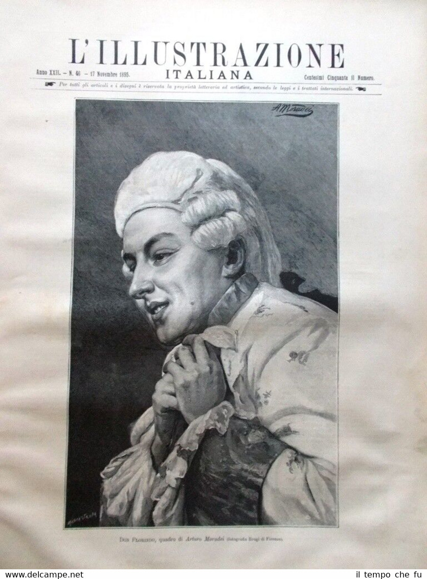 L'Illustrazione Italiana del 17 Novembre 1895 Colonia Eritrea D'Annunzio India