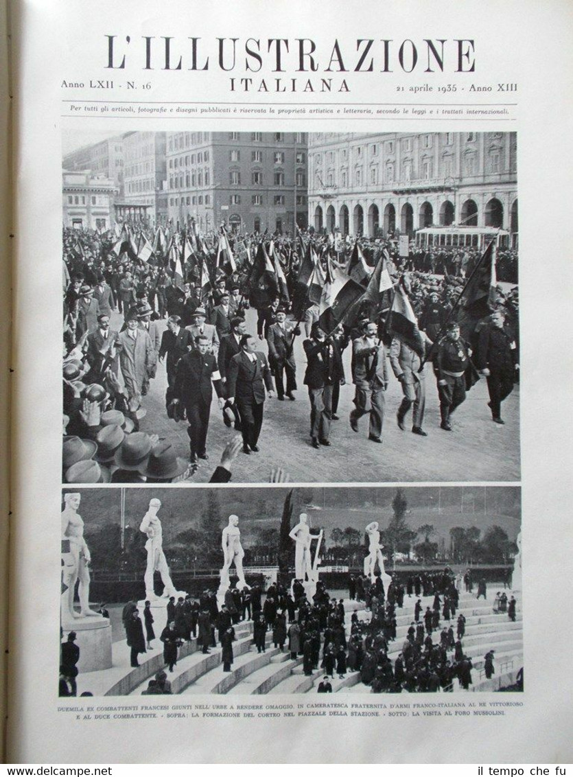 L'Illustrazione Italiana del 21 Aprile 1935 Tiziano Fiera di Milano …