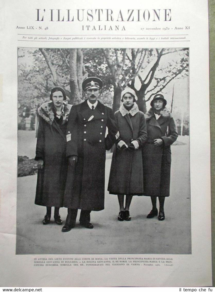 L'Illustrazione Italiana del 27 Novembre 1932 Leo Lulli Augusto Murri …