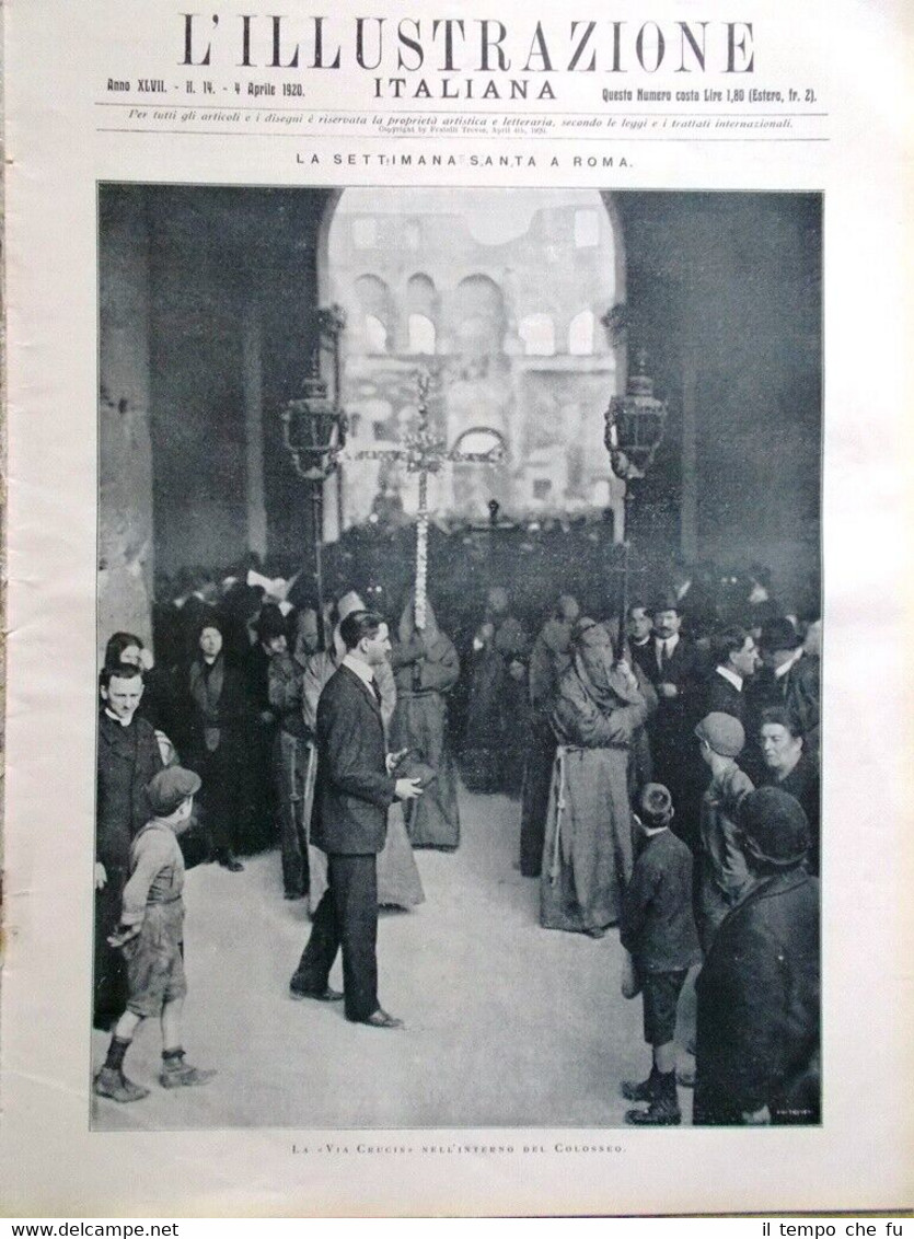 L'Illustrazione Italiana del 4 Aprile 1920 Giovanni Agnelli Giulio Cesare …