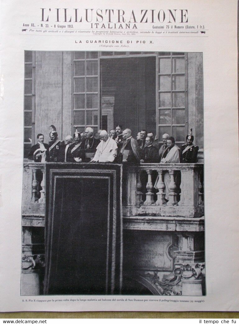 L'illustrazione Italiana del 8 Giugno 1913 Arturo Graf Corcos Psithos …