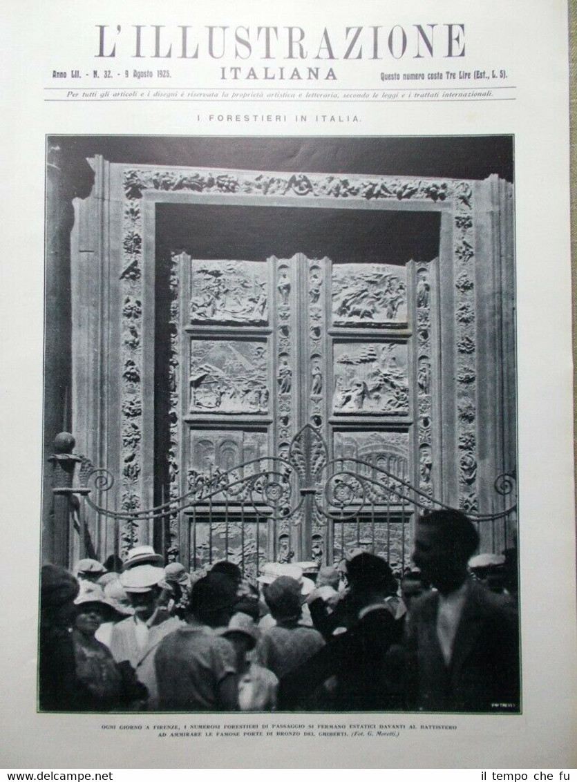 L'Illustrazione Italiana del 9 Agosto 1925 Funerali Ascari Villa Mondragone …