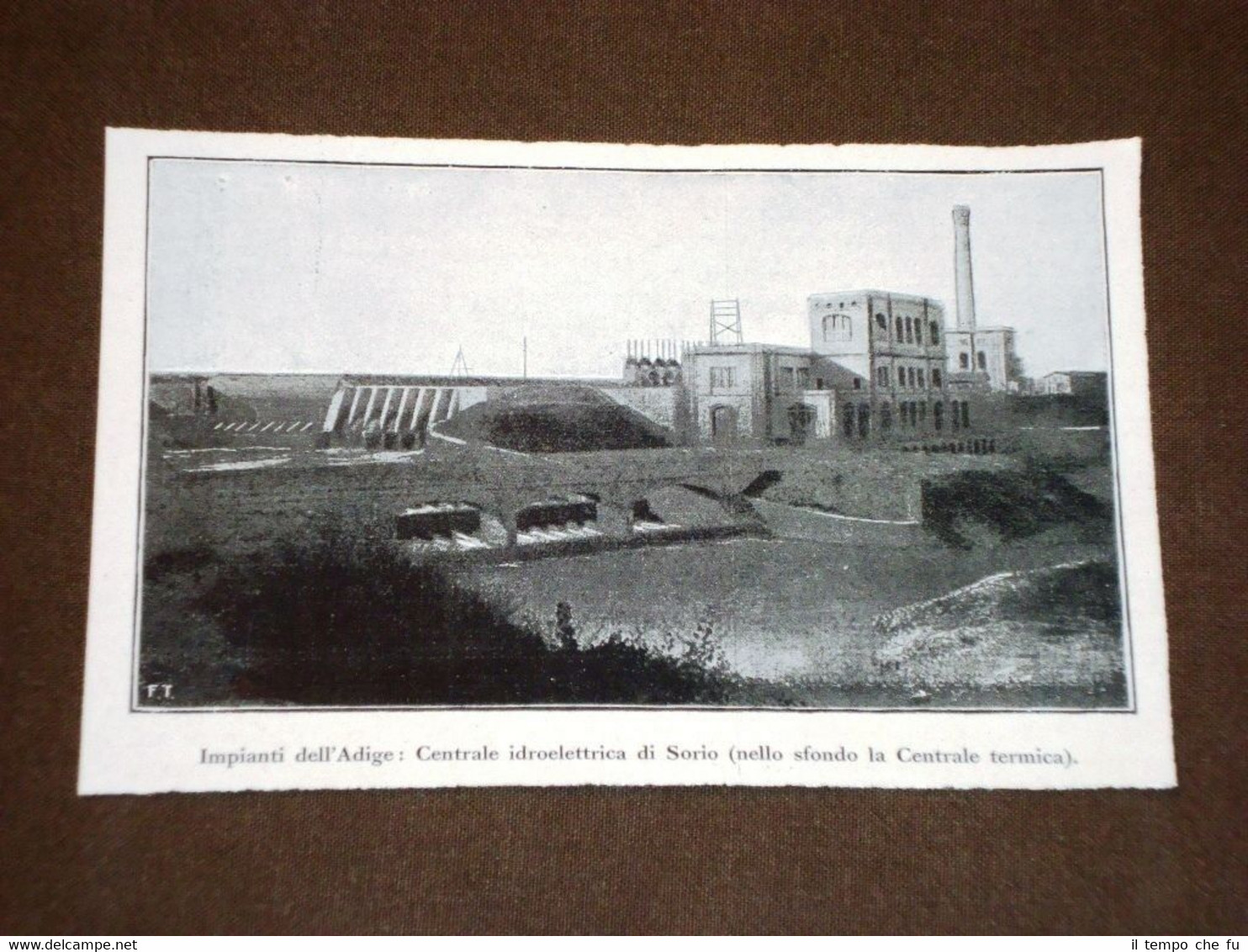 L'impianto idroelettrico dell'Adige nel 1923 Centrale di Sorio e termica