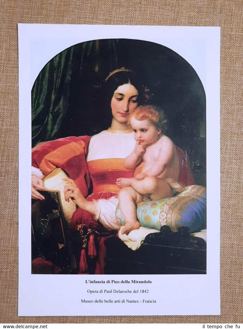 L'infanzia di Pico della Mirandola Quadro Paul Delaroche del 1842 …
