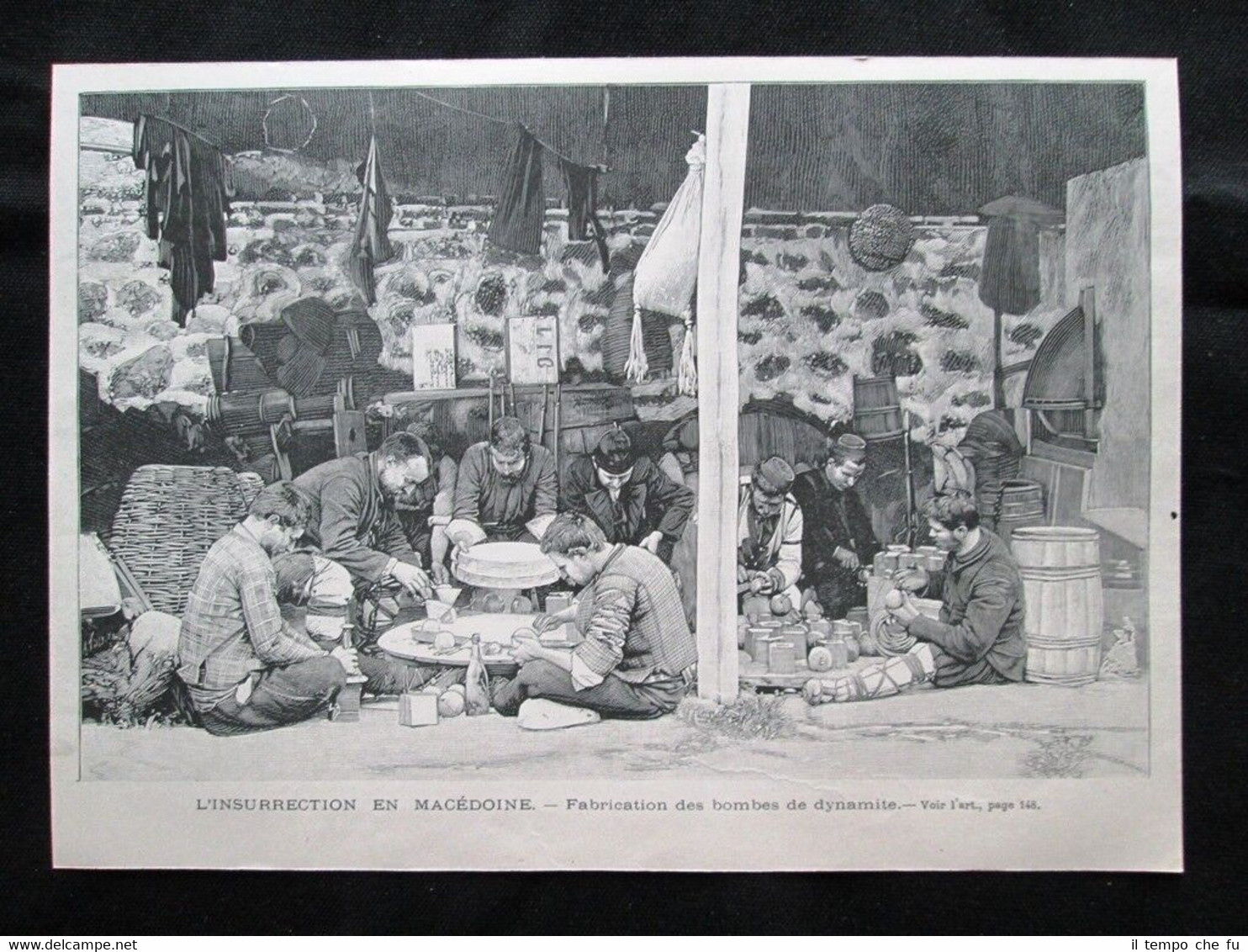 L'insurrezione in Macedonia - Fabbricazione di bombe di dinamite Stampa …