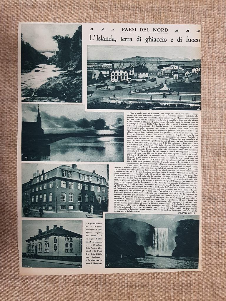 L'Islanda nel 1930 Regno di ghiaccio, fuoco e leggende nordiche