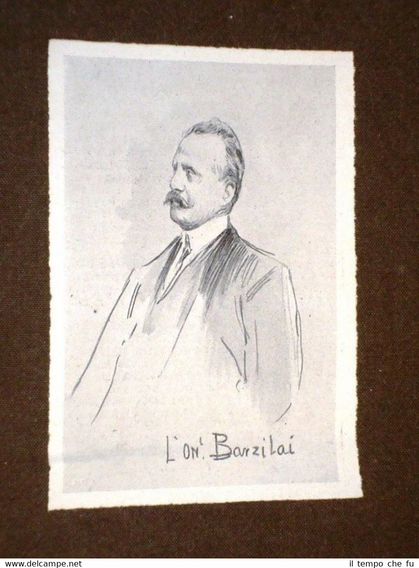 L'Onorevole Salvatore Barzilai di Trieste nel 1908