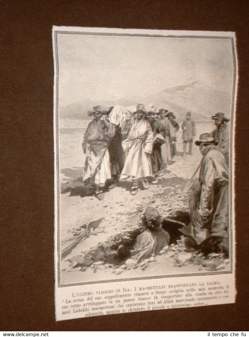 L'ultimo viaggio di Isa nel 1909 I Maomettiani trasportano la …