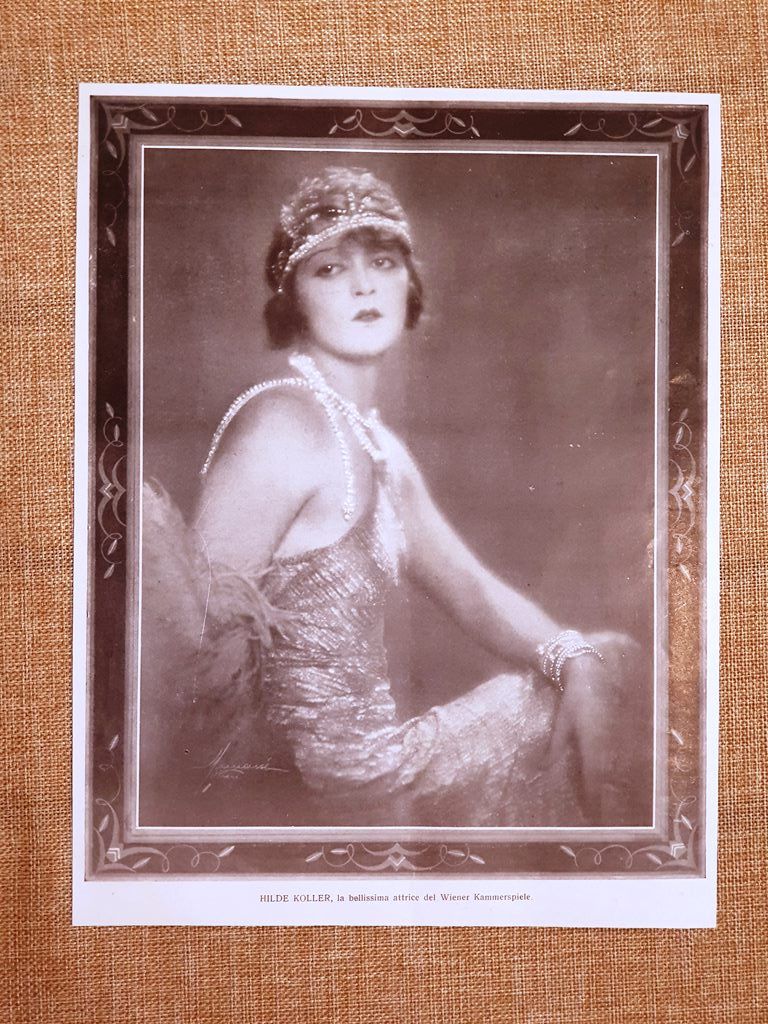 La bellissima attrice Hilde Koller nel 1929