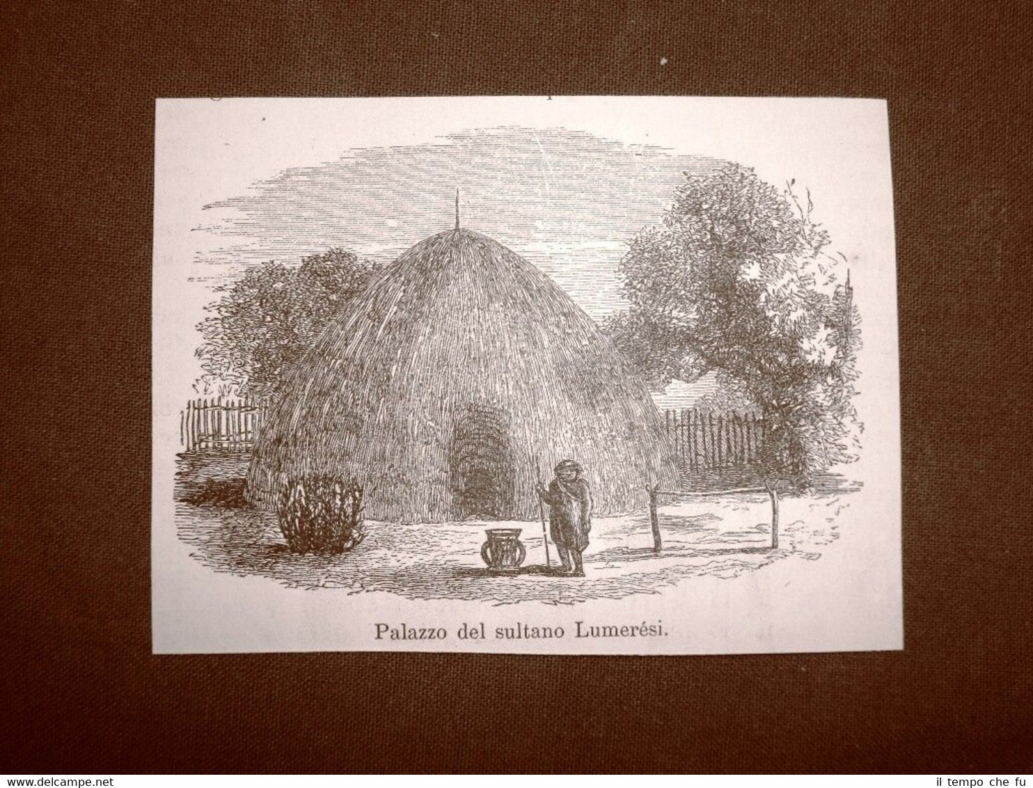 La casa del Sultano Lumeresi nel 1863 Africa
