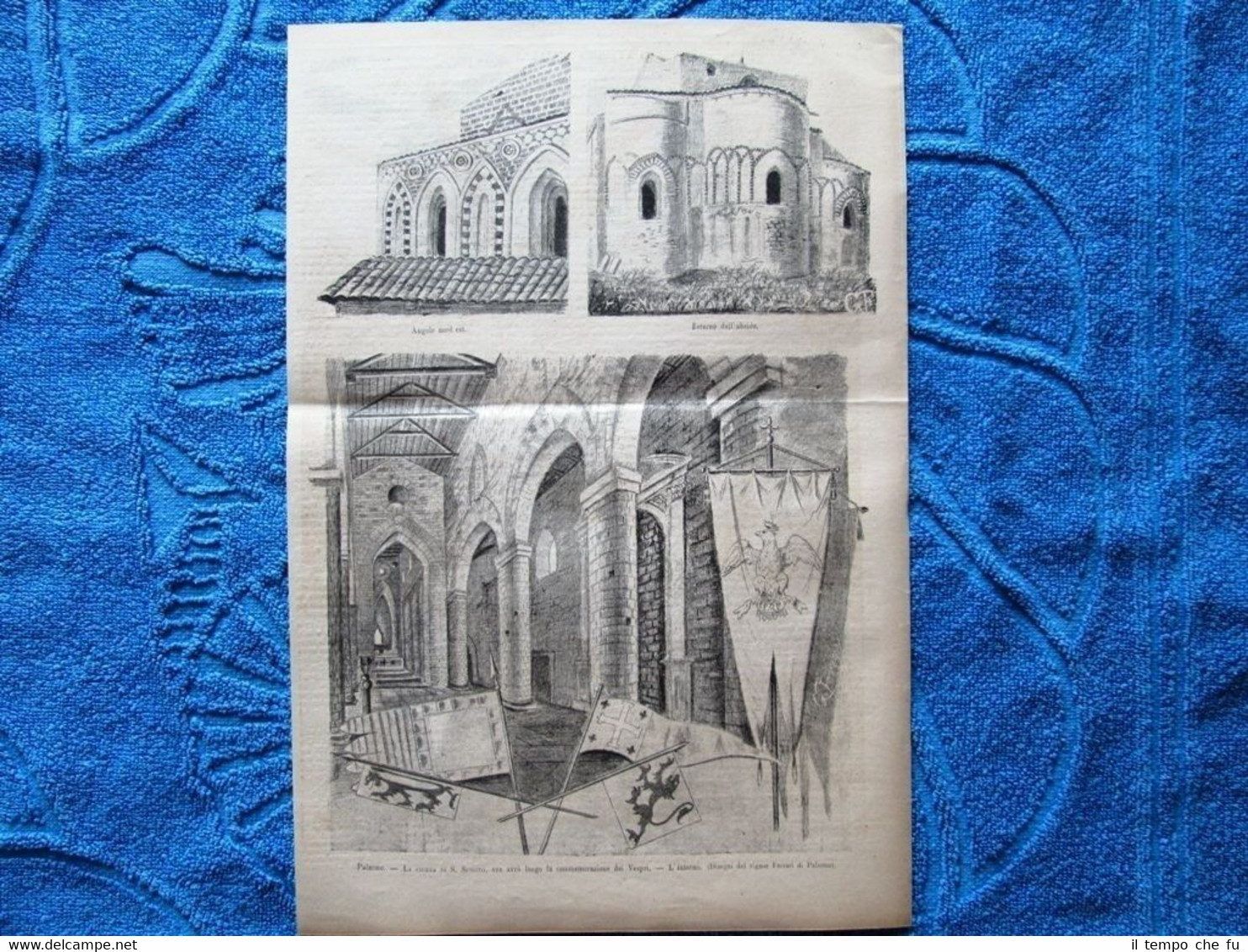 La Chiesa di S.Spirito a Palermo nel 1882: L'interno - …