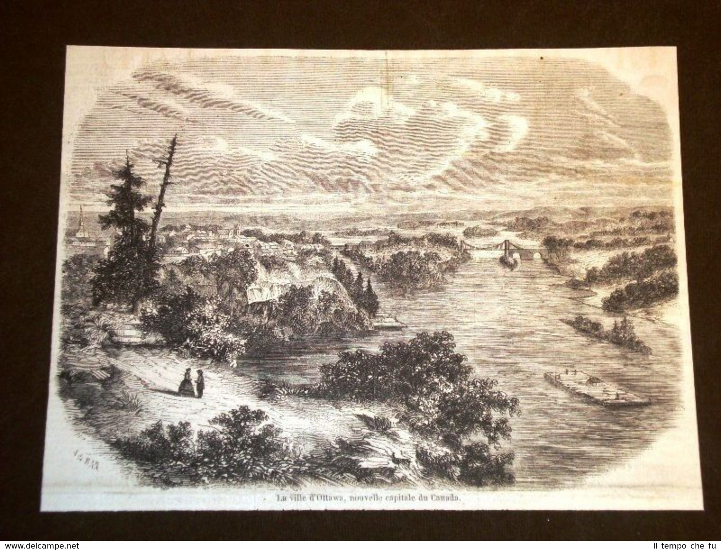 La Città di Ottawa nel 1858 Nuova capitale del Canada