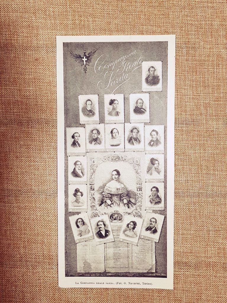 La Compagnia Reale Sarda Stampa del 1899 Teatro