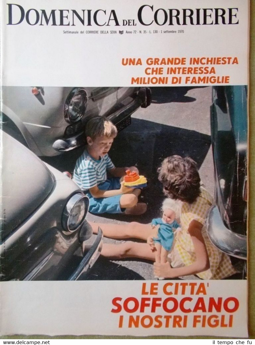 La Domenica del Corriere 1 Settembre 1970 Don Camillo Peppone …