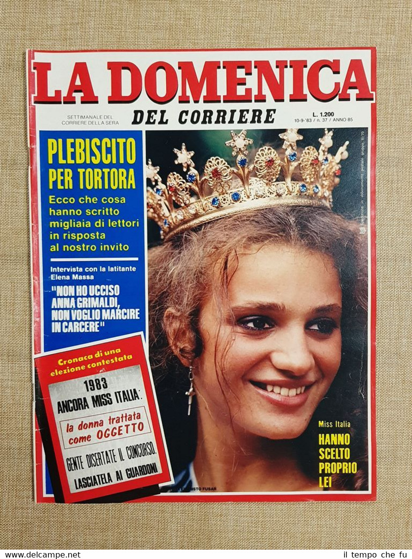 La Domenica del Corriere 10 Settembre 1983 Mogol Tortora Bergman …