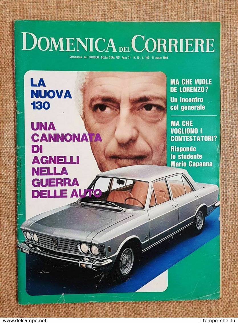 La Domenica del Corriere 11 Marzo 1969 Maghi Streghe Fiat …
