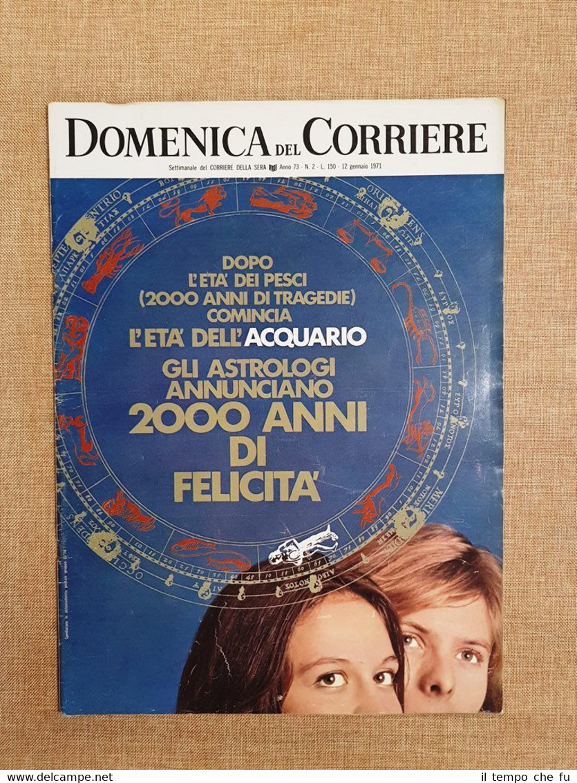 La Domenica del Corriere 12 Gennaio 1971 Naufragio del Rodi …