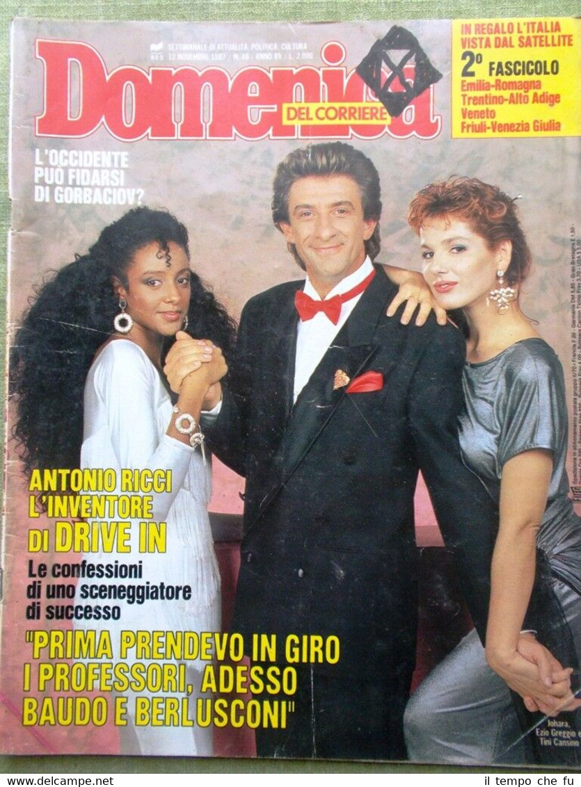 La Domenica del Corriere 12 Novembre 1987 Titanic Gotti Ricci …