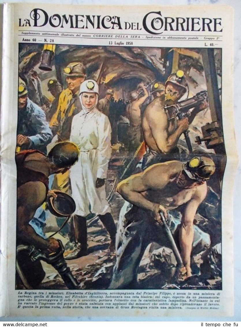 La Domenica del Corriere 13 Luglio 1958 Vicente Feola Brasile …