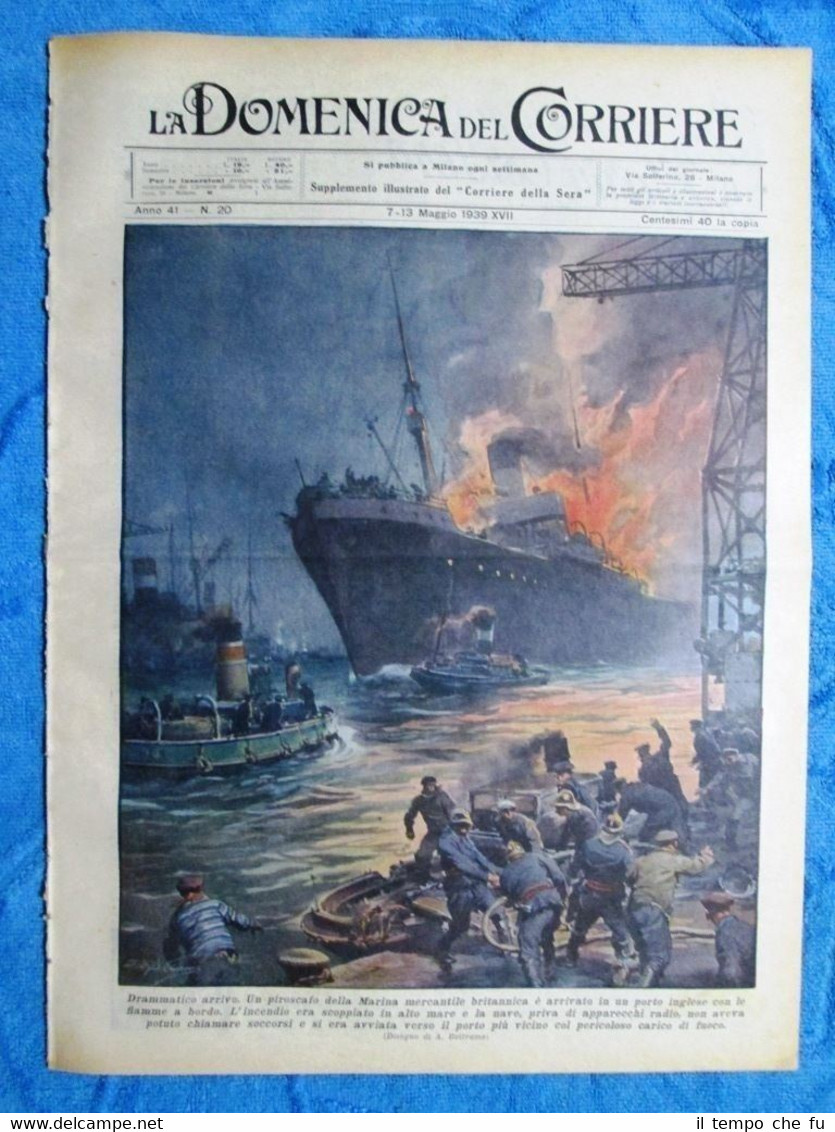 La Domenica del Corriere 13 maggio 1939 Marina Inglese - …