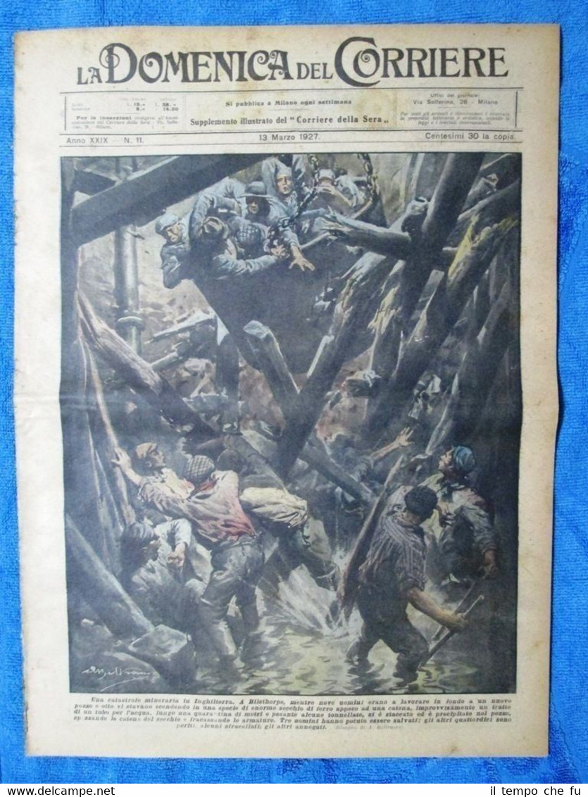 La Domenica del Corriere 13 marzo 1927 Bilsthorpe - Buenos …